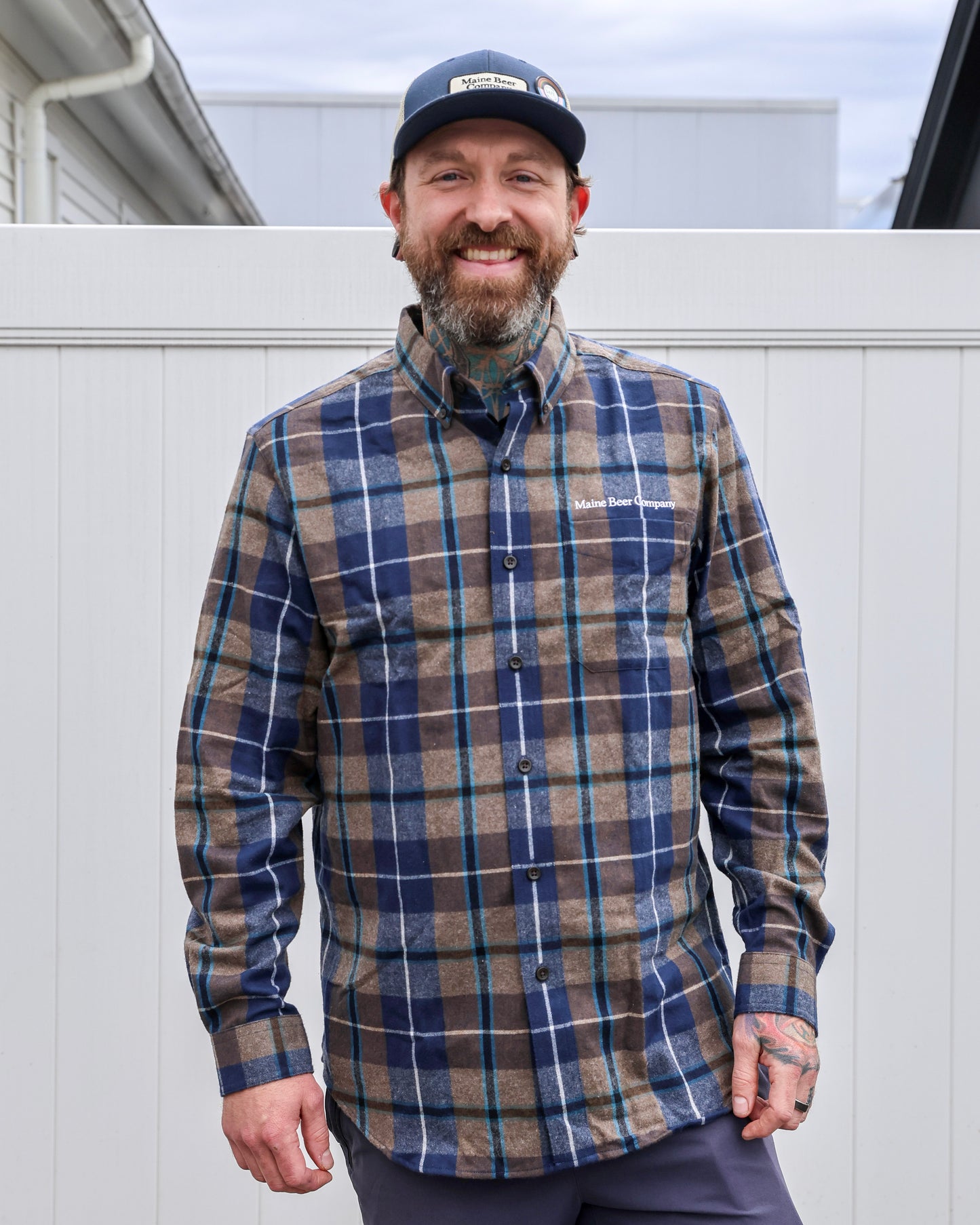 L.L.Bean x Maine Beer Company Scotch Plaid Flannel