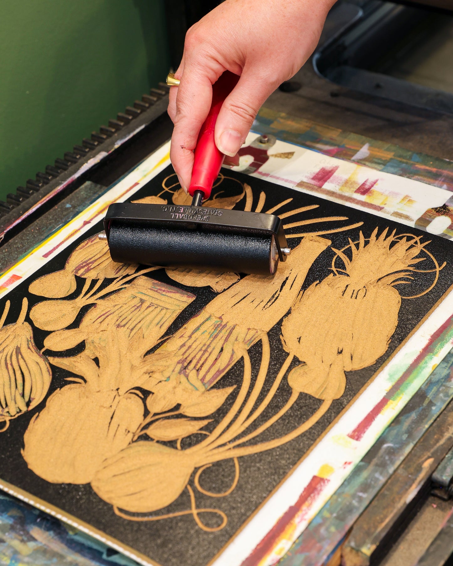 Dinner Batch 100 Linocut Artwork, Limited Edition
