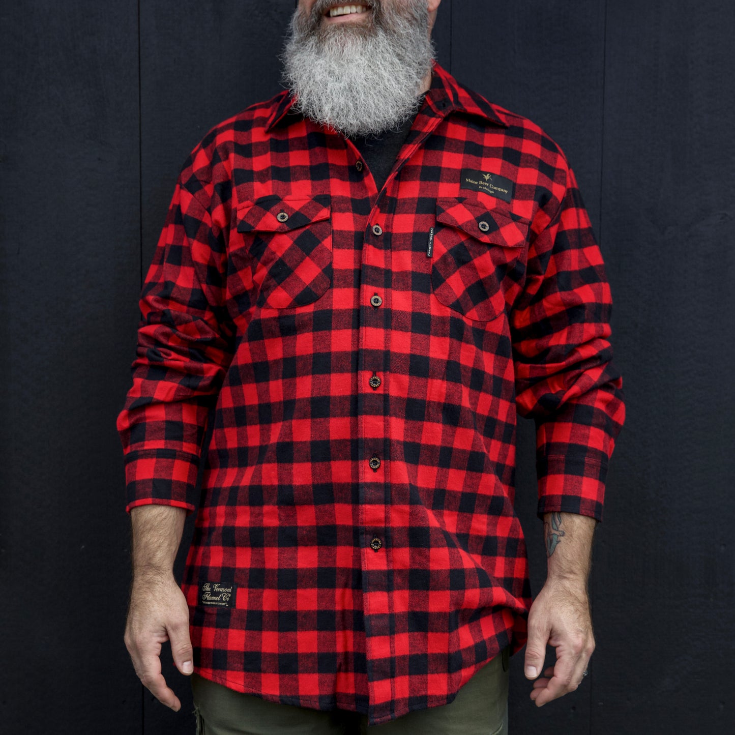 Vermont Flannel Co. x MBC Men's Button Down Flannel Shirt