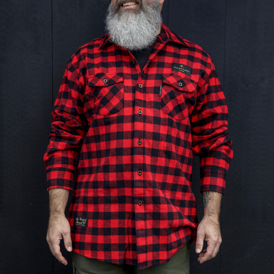 Vermont Flannel Co. x MBC Men's Button Down Flannel Shirt