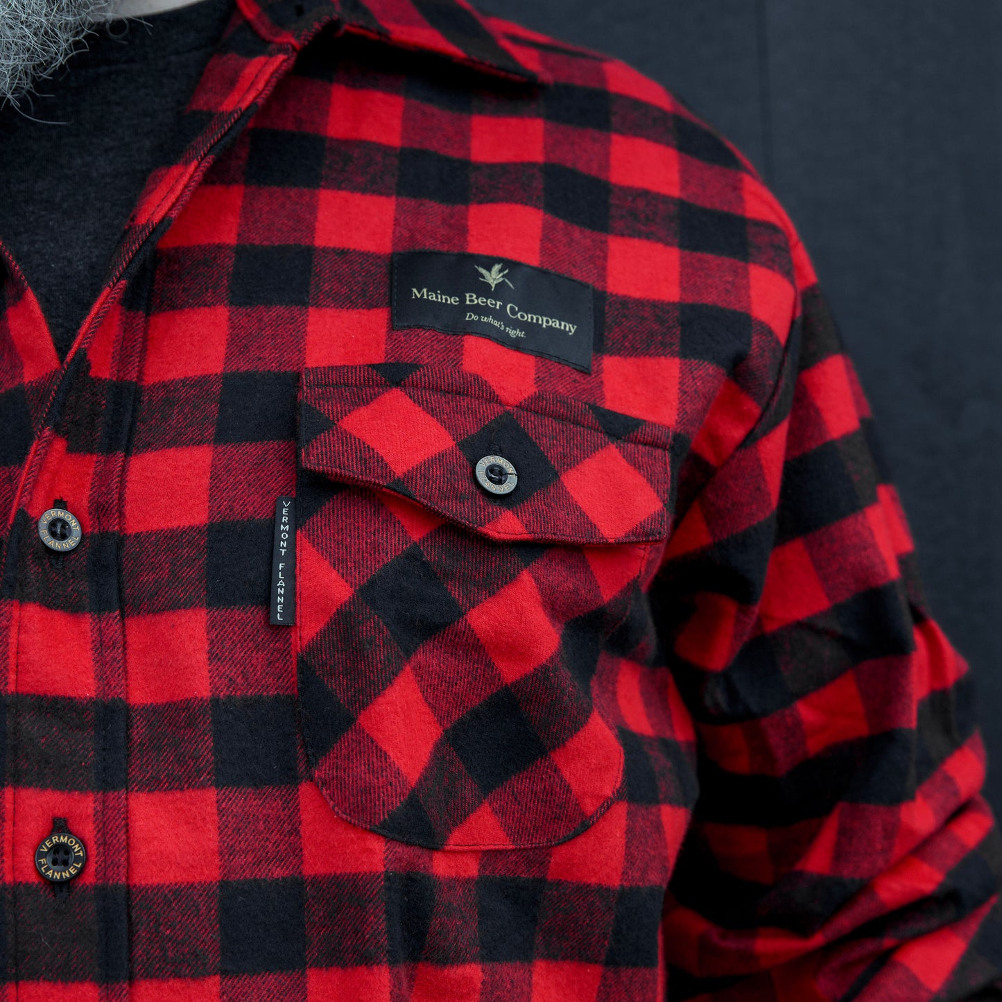 Vermont Flannel Co. x MBC Men's Button Down Flannel Shirt