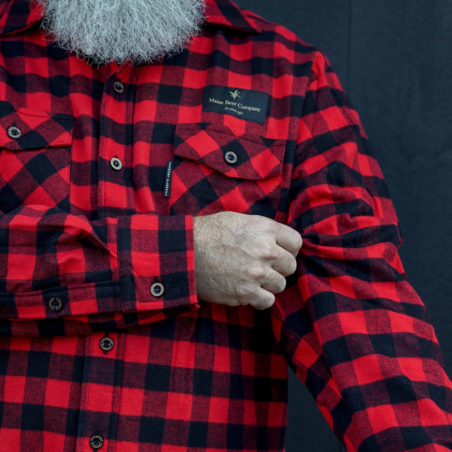 Vermont Flannel Co. x MBC Men's Button Down Flannel Shirt