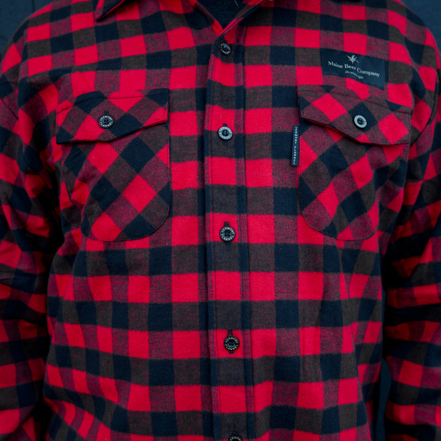 Vermont Flannel Co. x MBC Men's Button Down Flannel Shirt