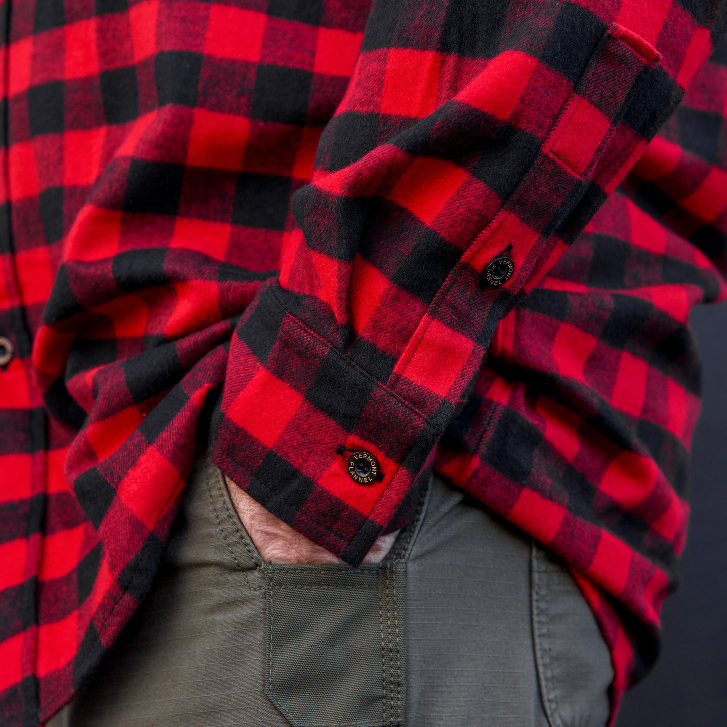Vermont Flannel Co. x MBC Men's Button Down Flannel Shirt