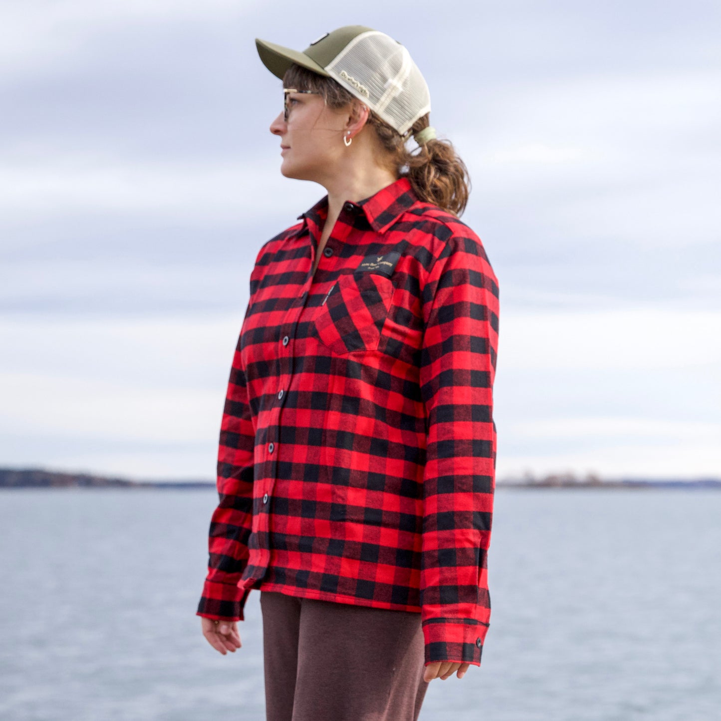Vermont Flannel Co. x MBC Women's Button Down Flannel Shirt