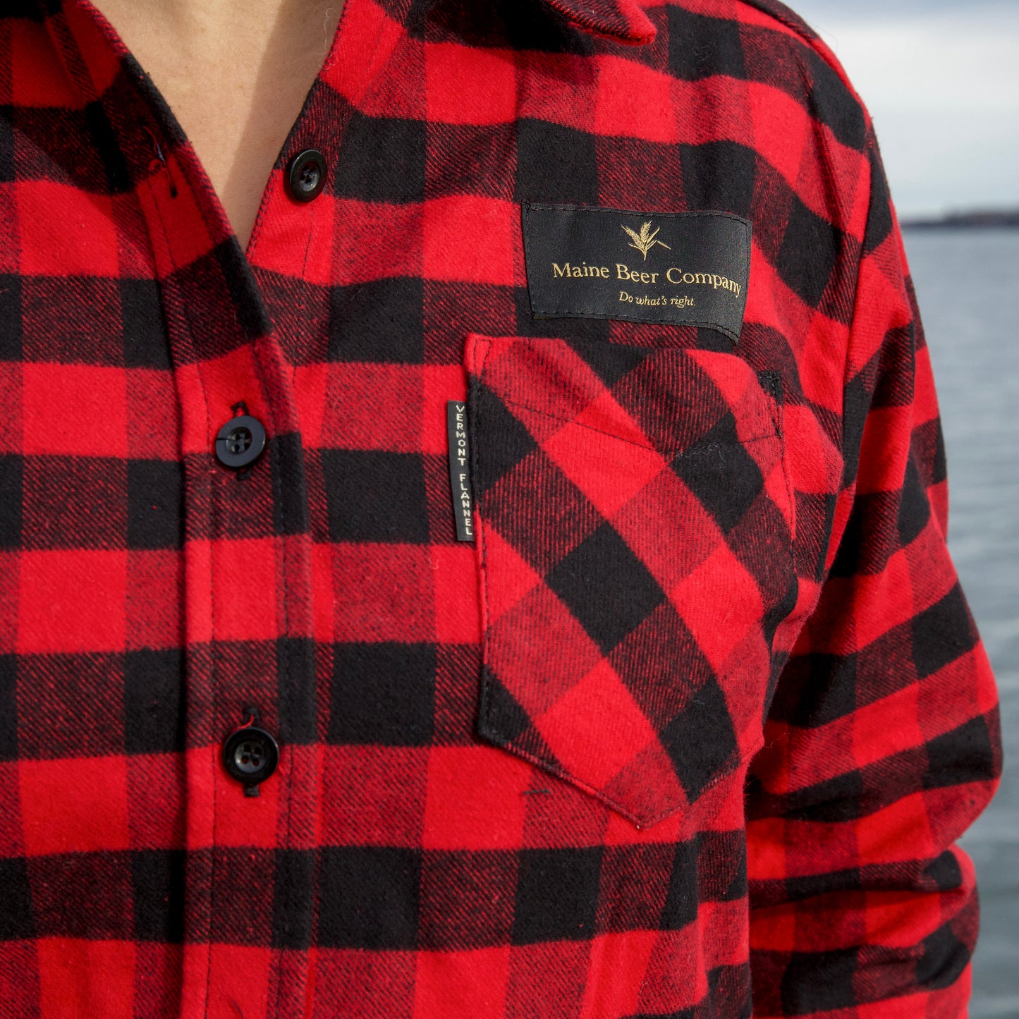 Vermont Flannel Co. x MBC Women's Button Down Flannel Shirt