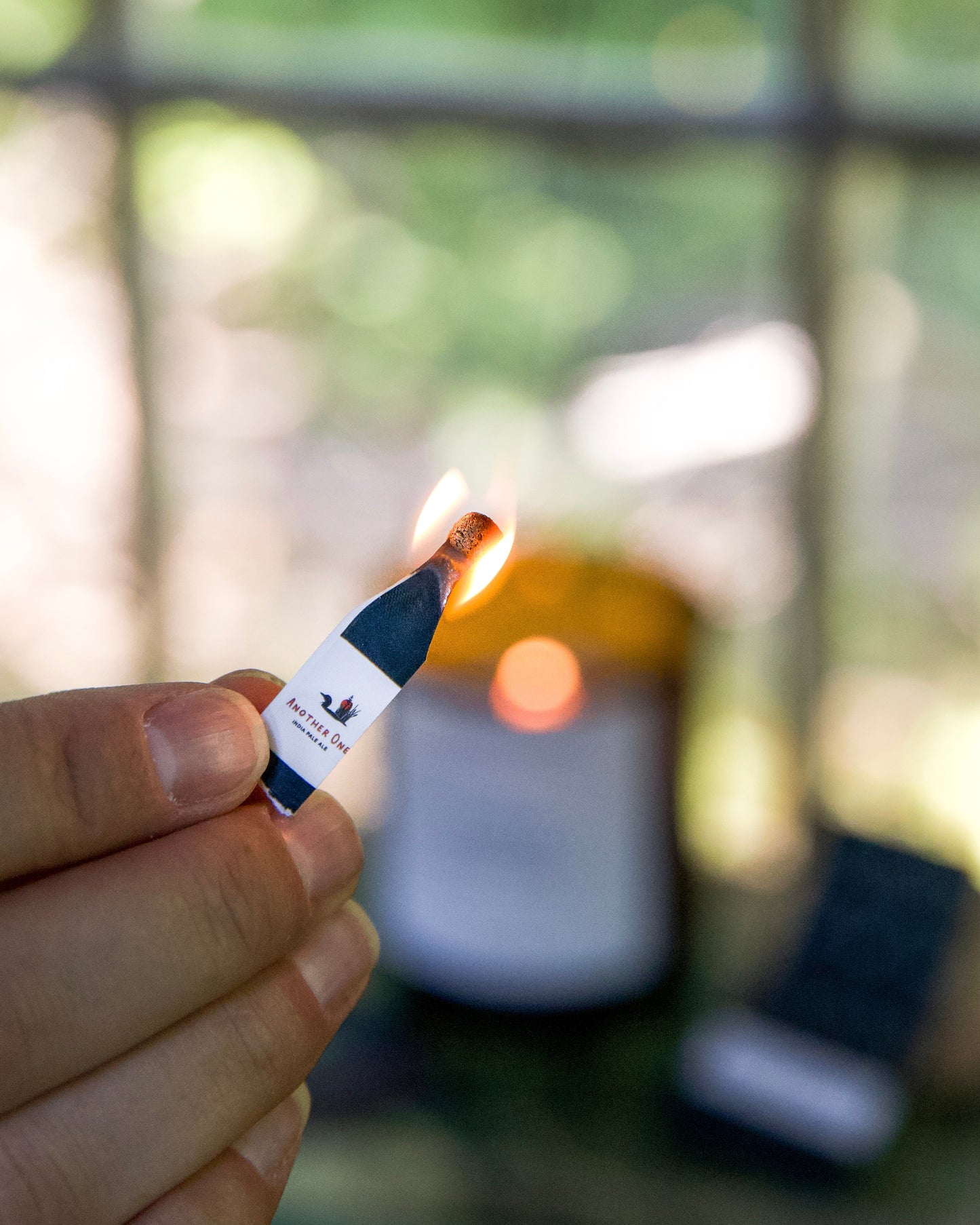 Lunch Candle + Bottle Matchbook