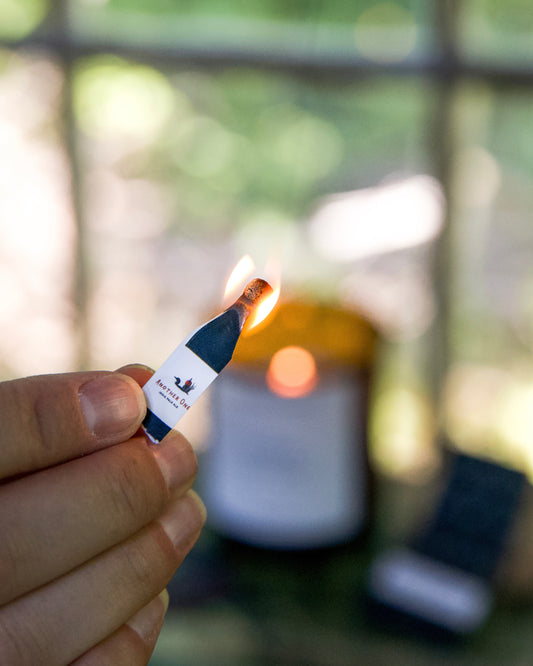 Lunch Candle + Bottle Matchbook