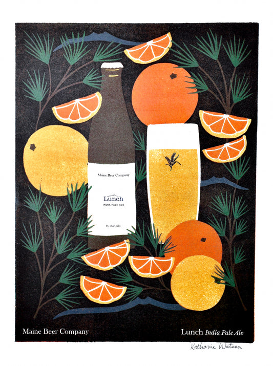 Breakfast Lunch & Dinner Linocut Prints