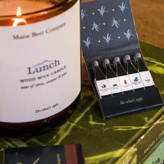 Lunch Candle + Bottle Matchbook
